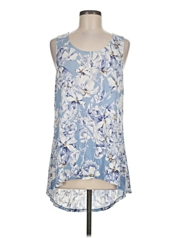 Rose + Olive Sleeveless Blouse (view 1)