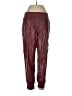 Cinq à Sept 100% Polyester Burgundy Track Pants Size L - photo 1