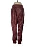 Cinq à Sept 100% Polyester Burgundy Track Pants Size L - photo 2