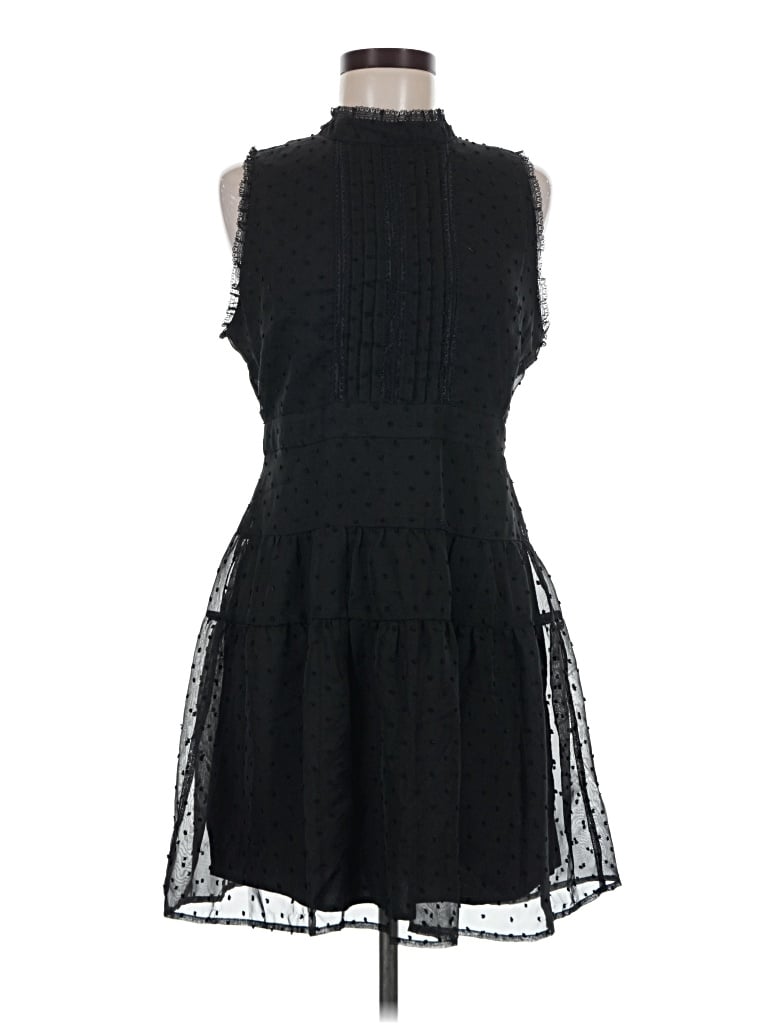 Pre-owned Francesca's Cocktail Dress In Black