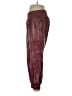 Cinq à Sept 100% Polyester Burgundy Track Pants Size L - photo 5