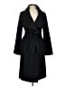 Garnet Hill Black Trenchcoat Size 12 - photo 1