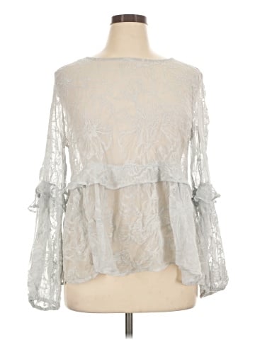 Sundance 3/4 Sleeve Silk Top (view 1)