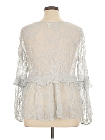 Sundance 3/4 Sleeve Silk Top (view 2)