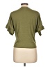 Max Studio Green Short Sleeve Blouse Size L - photo 2