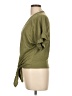 Max Studio Green Short Sleeve Blouse Size L - photo 5