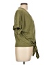 Max Studio Green Short Sleeve Blouse Size L - photo 4