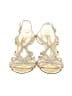 Nina Metallic Gold Sandals Size 9 1/2 - photo 2