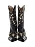 Sancho Boots 100% Leather Black Boots Size 8 - photo 2
