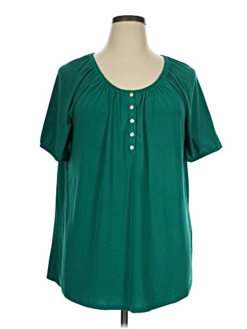 Notations Short Sleeve Henley (view 1)