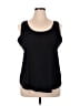 Faded Glory 100% Polyester Black Sleeveless Top Size 16 - 18 - photo 1