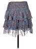 Intermix 100% Silk Paisley Blue Silk Skirt Size M - photo 1