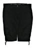Lee Solid Black Cargo Shorts Size 16W - photo 1
