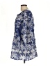 Soft Surroundings 100% Cotton Blue 3/4 Sleeve Blouse Size L - photo 5