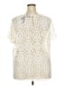 Torrid Ivory Short Sleeve Blouse Size 2X Plus (2) - photo 2