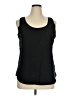 Faded Glory 100% Polyester Black Sleeveless Top Size 16 - 18 - photo 1