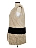 Catherine Malandrino 100% Polyester Tan Sweater Vest Size XL - photo 5