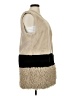 Catherine Malandrino 100% Polyester Tan Sweater Vest Size XL - photo 4