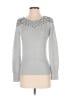 Sleeping On Snow Silver Pullover Sweater Size XS - photo 1
