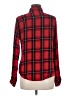 Sanctuary 100% Rayon Plaid Red Long Sleeve Button-Down Shirt Size M - photo 2
