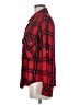 Sanctuary 100% Rayon Plaid Red Long Sleeve Button-Down Shirt Size M - photo 5