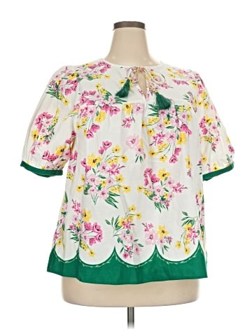 Crown & Ivy Short Sleeve Blouse (view 1)