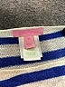 Lilly Pulitzer 100% Linen Stripes Blue Pullover Sweater Size M - photo 7