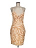 H&M Animal Print Orange Cocktail Dress Size M - photo 1