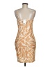 H&M Animal Print Orange Cocktail Dress Size M - photo 2