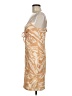 H&M Animal Print Orange Cocktail Dress Size M - photo 5