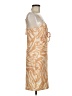 H&M Animal Print Orange Cocktail Dress Size M - photo 4