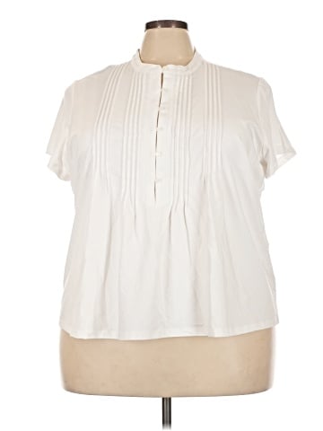 Lands' End Short Sleeve Blouse (view 1)