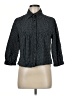 Studio Works Polka Dots Black 3/4 Sleeve Button-Down Shirt Size M - photo 1