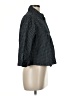 Studio Works Polka Dots Black 3/4 Sleeve Button-Down Shirt Size M - photo 4