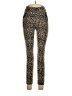 Coco + Carmen Animal Print Gold Casual Pants Size L - photo 1