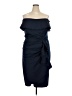 Xscape Solid Blue Cocktail Dress Size 18 - photo 1