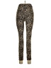 Coco + Carmen Animal Print Gold Casual Pants Size L - photo 2