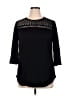 Automet Black 3/4 Sleeve Top Size XL - photo 1