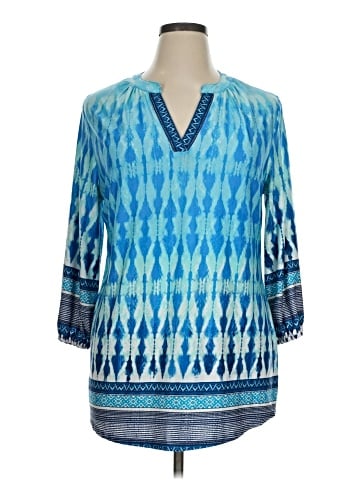 New Directions 3/4 Sleeve Blouse (view 1)