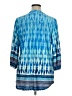 New Directions Blue 3/4 Sleeve Blouse Size 1X - photo 2