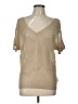Studio Y Tan Short Sleeve Top Size L - photo 1