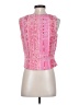Carlisle Houndstooth Pink Sleeveless Blouse Size 4 - photo 2