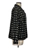 Laura Scott 100% Polyester Black Long Sleeve Blouse Size 12 - photo 4
