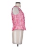 Carlisle Houndstooth Pink Sleeveless Blouse Size 4 - photo 4
