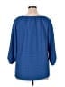 Notations Blue Long Sleeve Henley Size 1X - photo 2