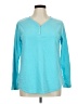 Hue 100% Polyester Teal Pullover Sweater Size 1X - photo 1