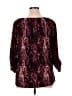 Notations Burgundy Long Sleeve Henley Size 1X - photo 2
