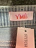YMI Stripes Green Denim Shorts Size 14 - photo 3