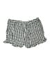 Xhilaration 100% Rayon Checkered-gingham Ivory Skort Size L - photo 1