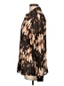 Derek Lam 100% Polyester Animal Print Brown Long Sleeve Blouse Size L - photo 5